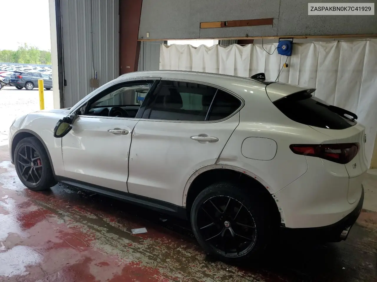 2019 Alfa Romeo Stelvio Ti VIN: ZASPAKBN0K7C41929 Lot: 56693025