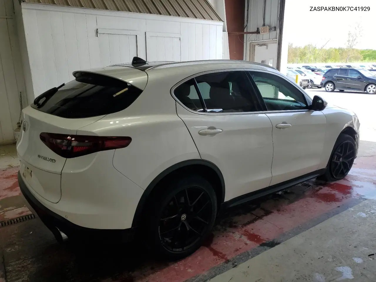 2019 Alfa Romeo Stelvio Ti VIN: ZASPAKBN0K7C41929 Lot: 56693025