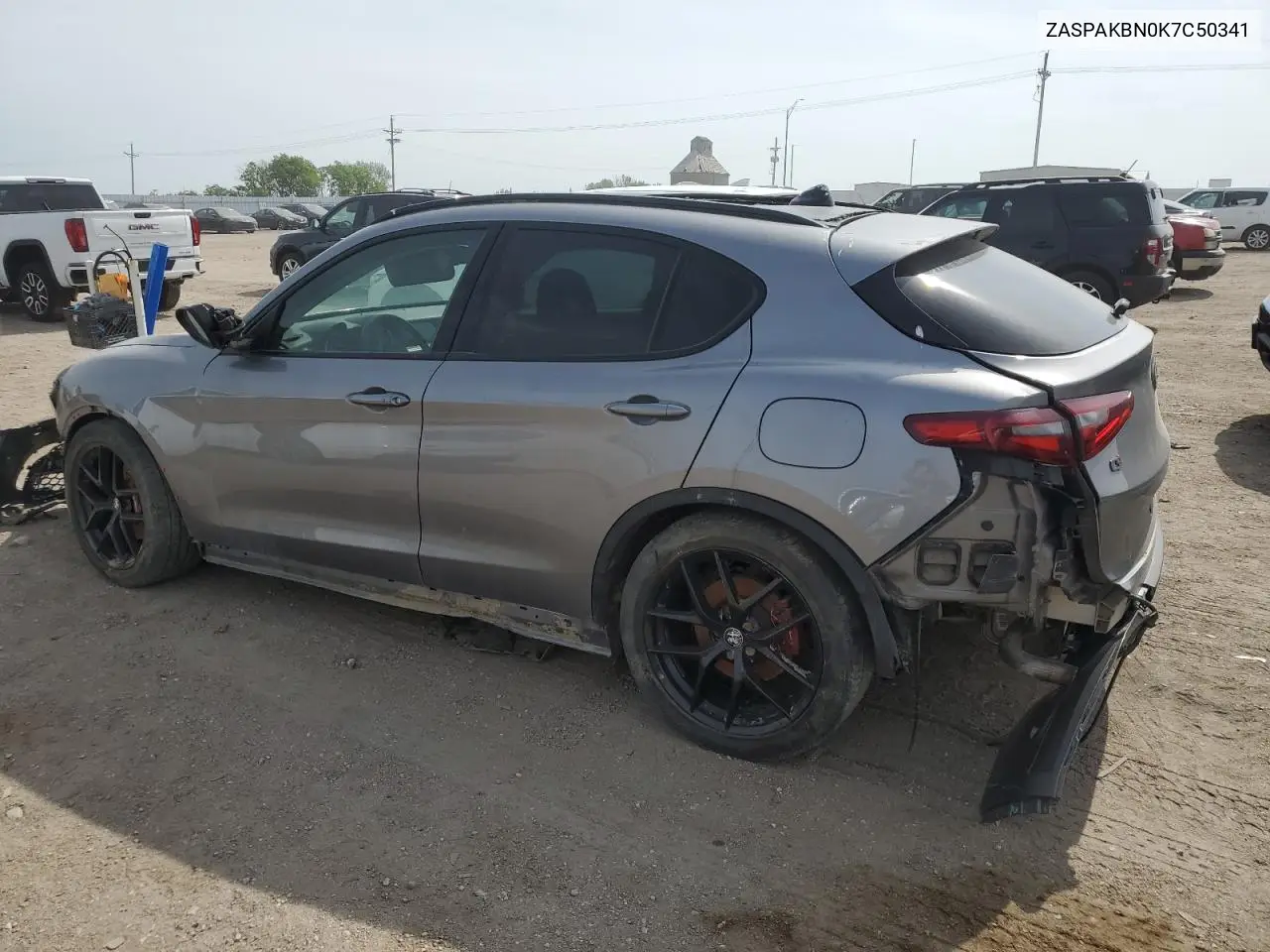 2019 Alfa Romeo Stelvio Ti VIN: ZASPAKBN0K7C50341 Lot: 59962385