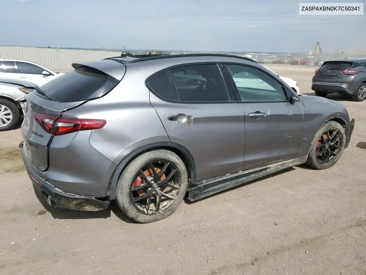 2019 Alfa Romeo Stelvio Ti VIN: ZASPAKBN0K7C50341 Lot: 59962385