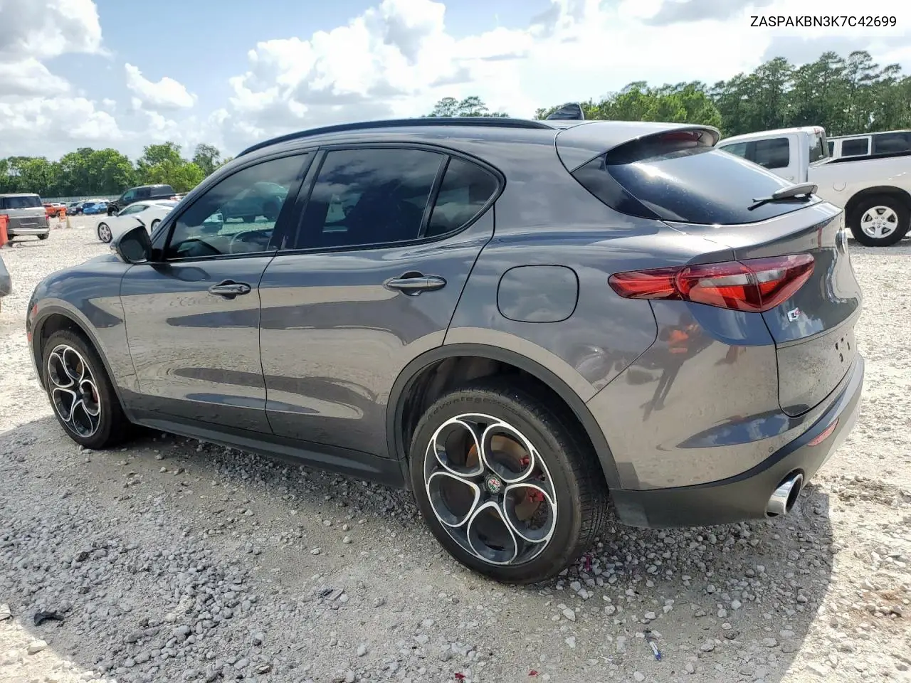 2019 Alfa Romeo Stelvio Ti VIN: ZASPAKBN3K7C42699 Lot: 61227965