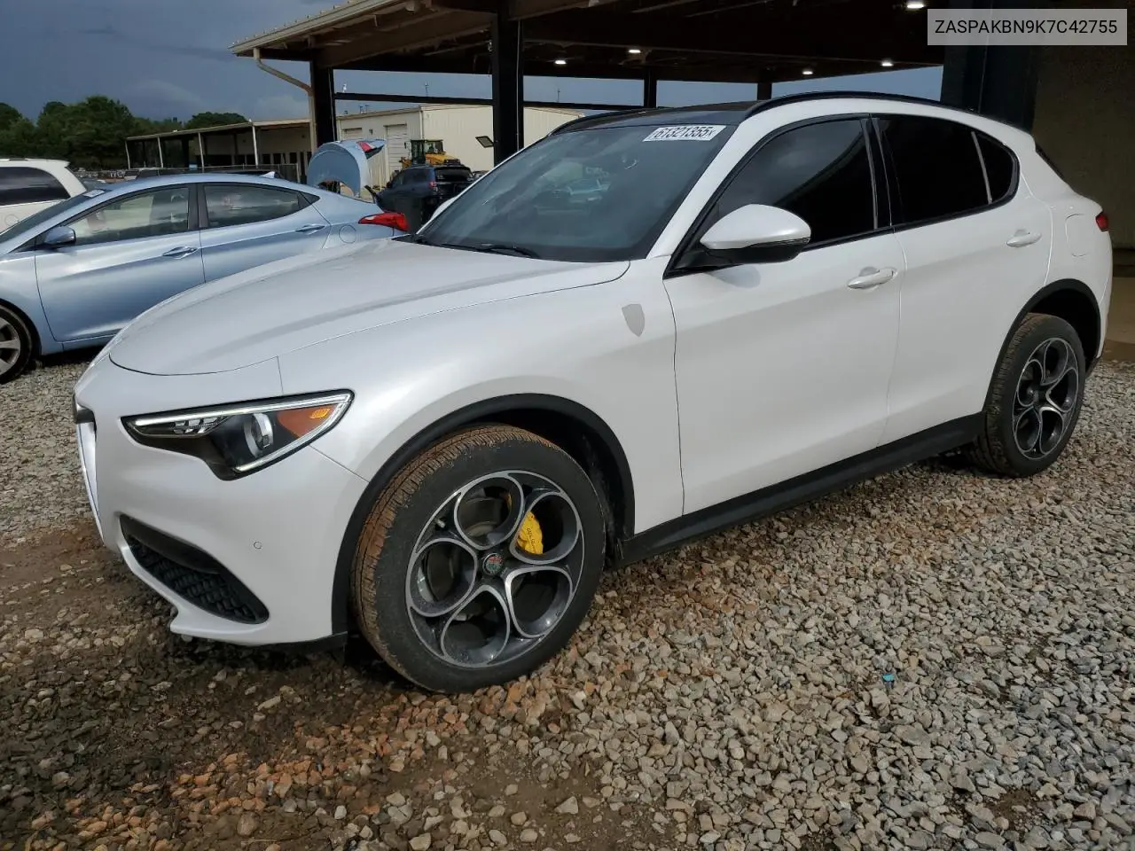 2019 Alfa Romeo Stelvio Ti VIN: ZASPAKBN9K7C42755 Lot: 61321355