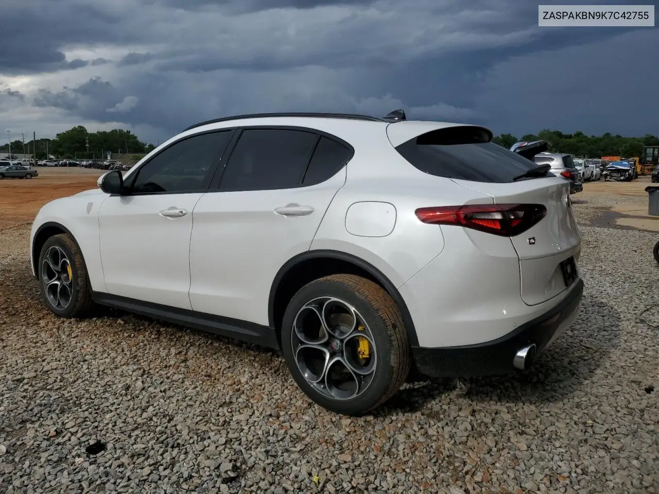 2019 Alfa Romeo Stelvio Ti VIN: ZASPAKBN9K7C42755 Lot: 61321355