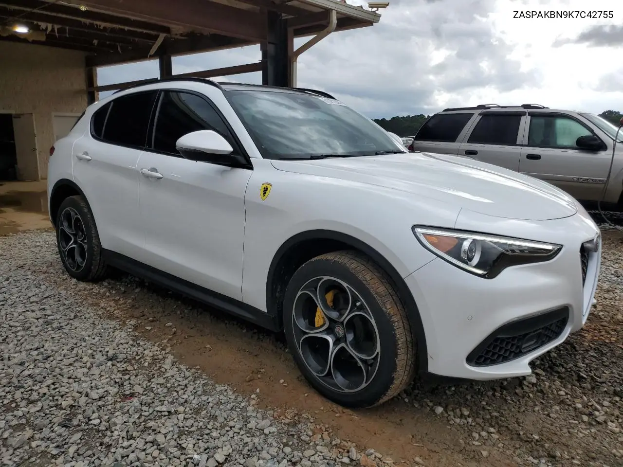 2019 Alfa Romeo Stelvio Ti VIN: ZASPAKBN9K7C42755 Lot: 61321355