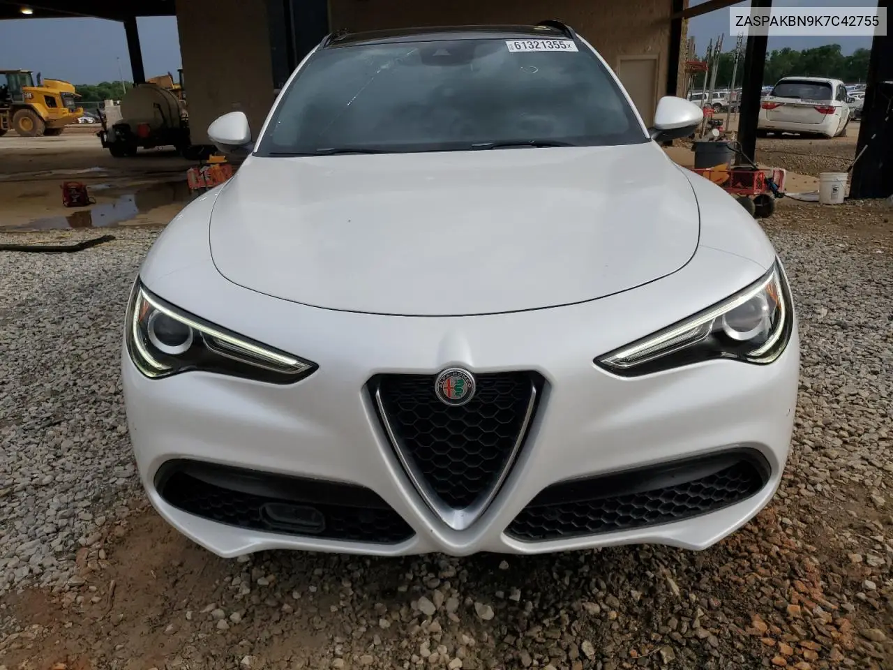 2019 Alfa Romeo Stelvio Ti VIN: ZASPAKBN9K7C42755 Lot: 61321355