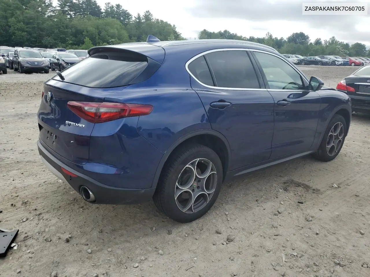 2019 Alfa Romeo Stelvio VIN: ZASPAKAN5K7C60705 Lot: 61807655