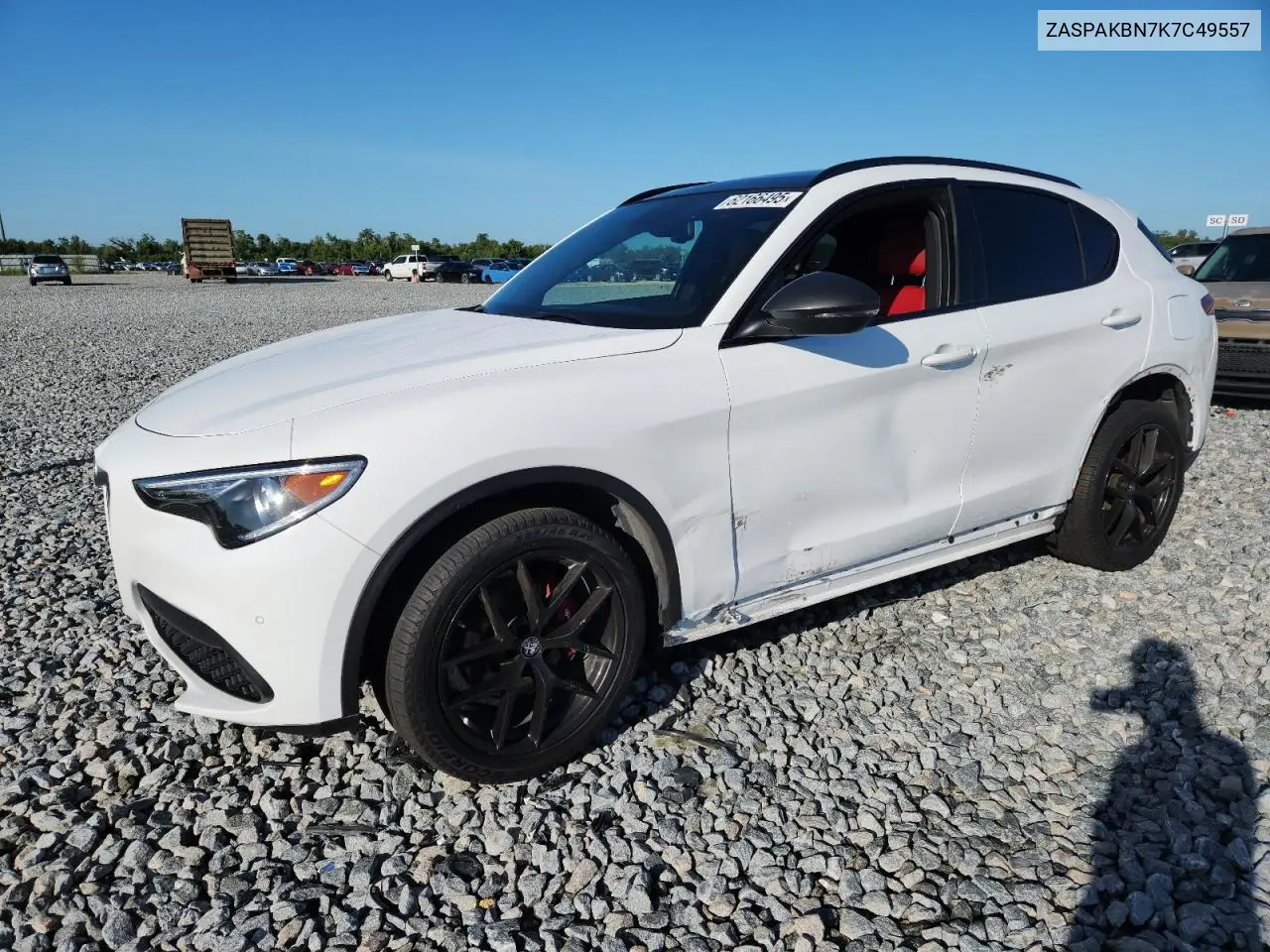 2019 Alfa Romeo Stelvio Ti VIN: ZASPAKBN7K7C49557 Lot: 62166495