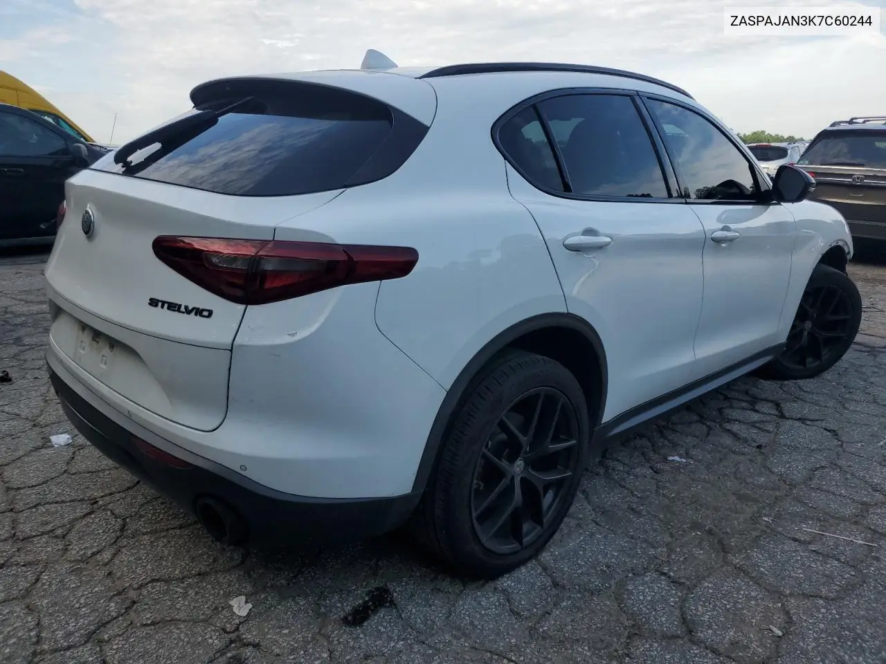 2019 Alfa Romeo Stelvio VIN: ZASPAJAN3K7C60244 Lot: 62259125