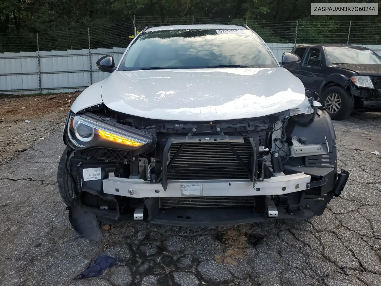 2019 Alfa Romeo Stelvio VIN: ZASPAJAN3K7C60244 Lot: 62259125