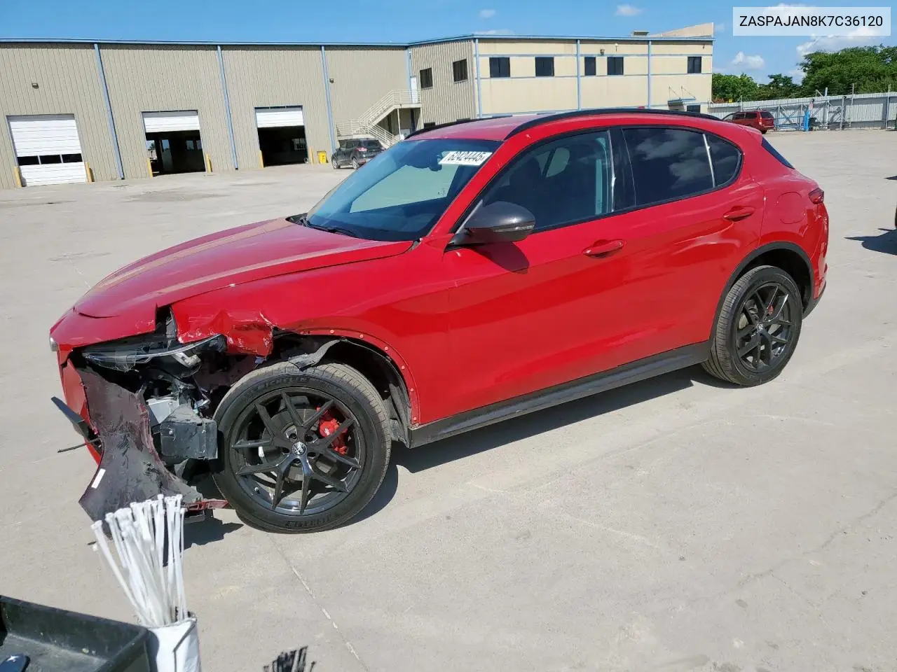 2019 Alfa Romeo Stelvio VIN: ZASPAJAN8K7C36120 Lot: 62424445