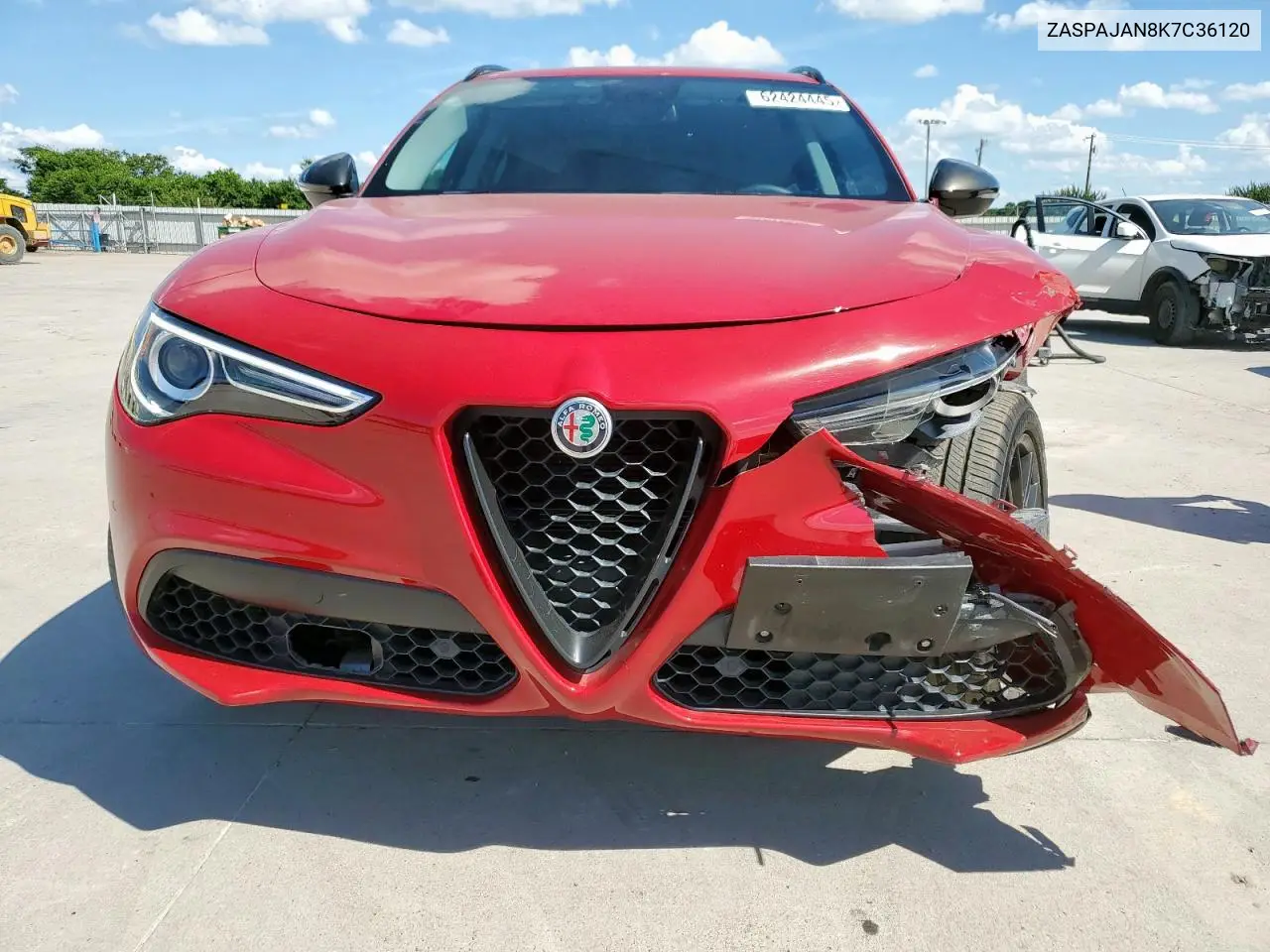 2019 Alfa Romeo Stelvio VIN: ZASPAJAN8K7C36120 Lot: 62424445