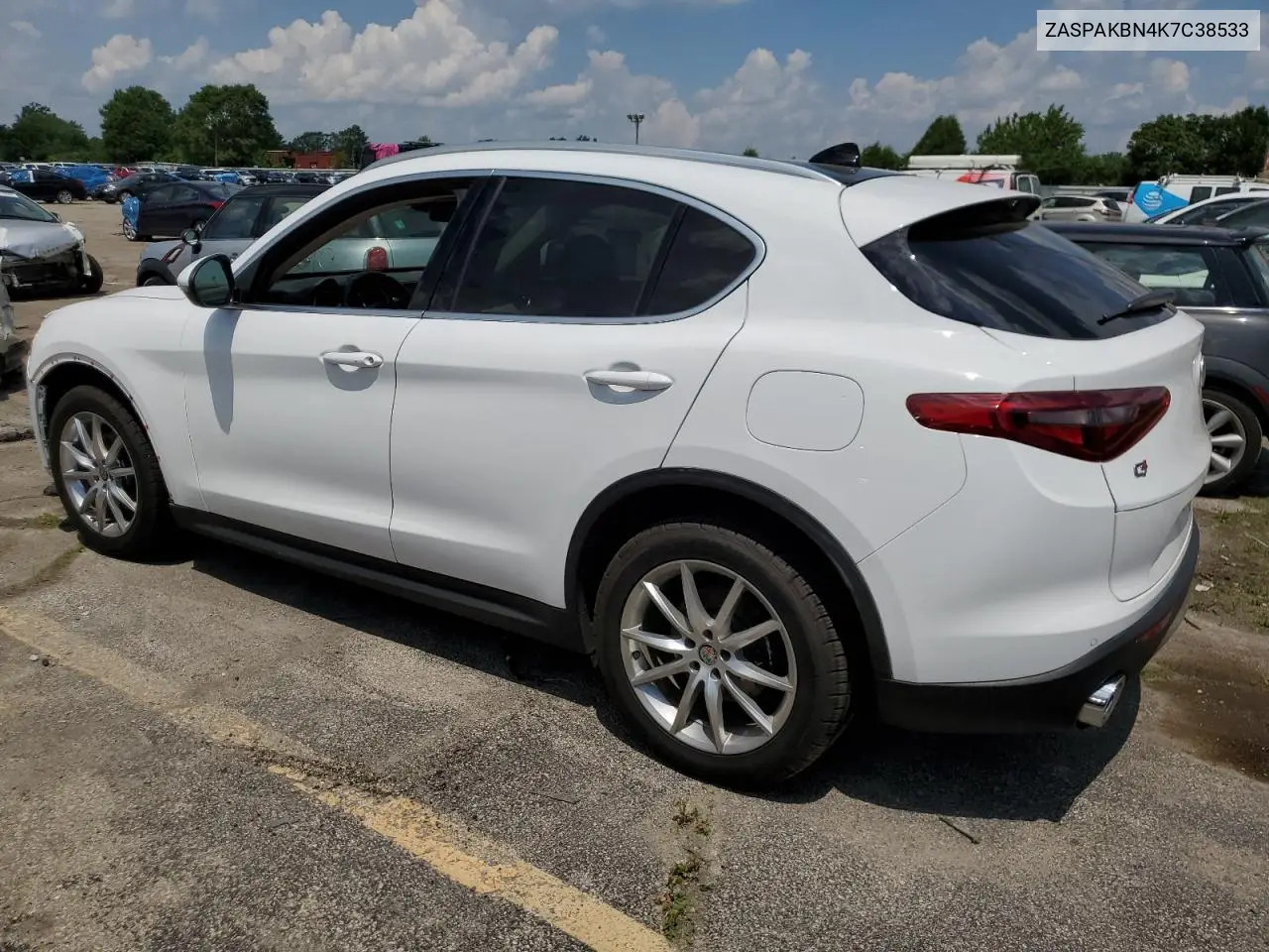 2019 Alfa Romeo Stelvio Ti VIN: ZASPAKBN4K7C38533 Lot: 62517545