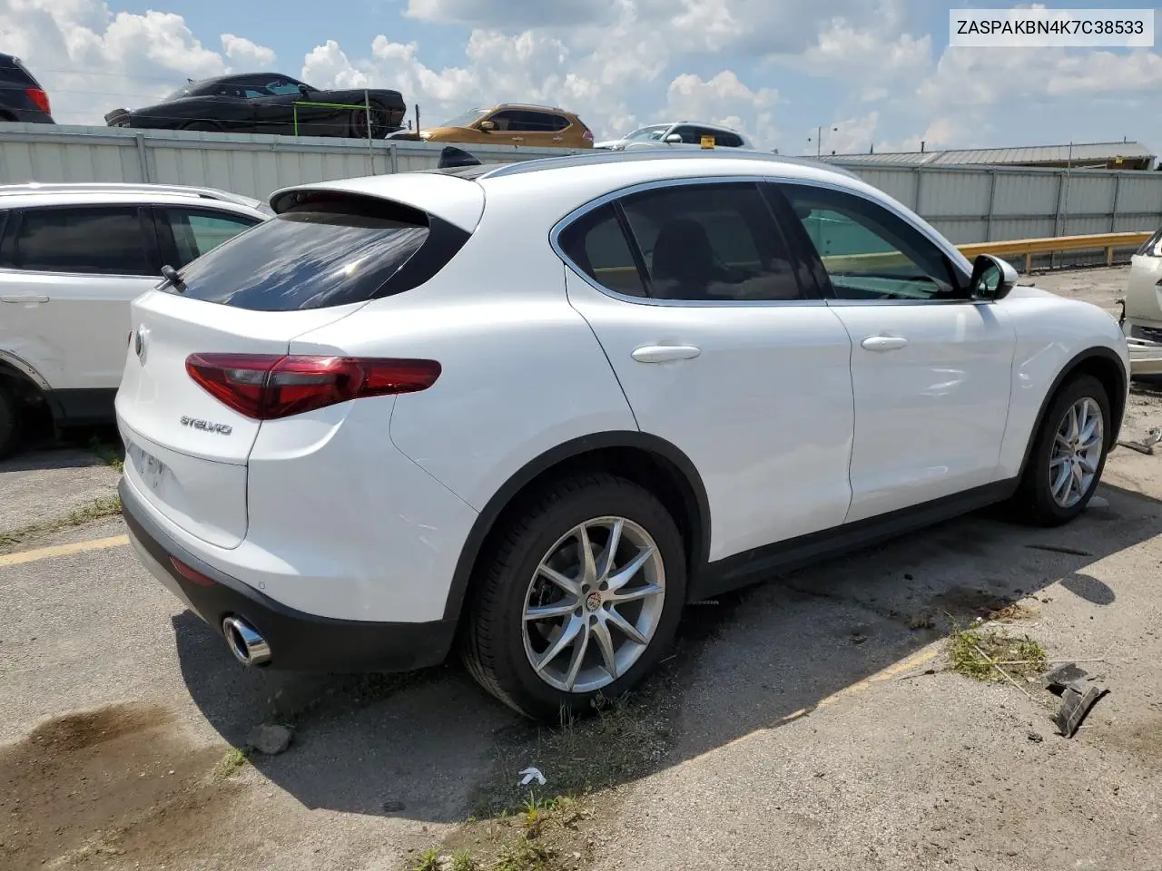 2019 Alfa Romeo Stelvio Ti VIN: ZASPAKBN4K7C38533 Lot: 62517545
