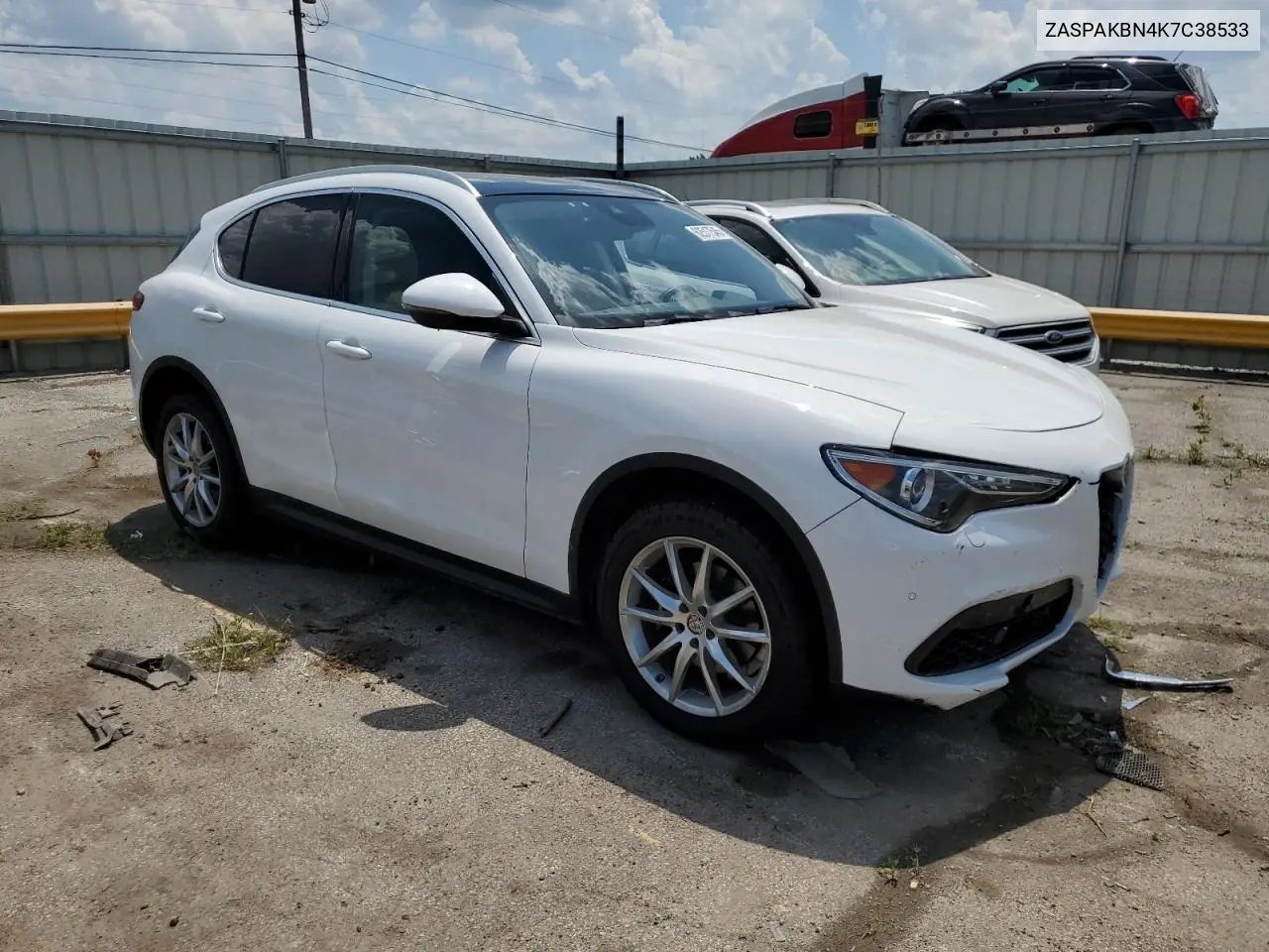 2019 Alfa Romeo Stelvio Ti VIN: ZASPAKBN4K7C38533 Lot: 62517545