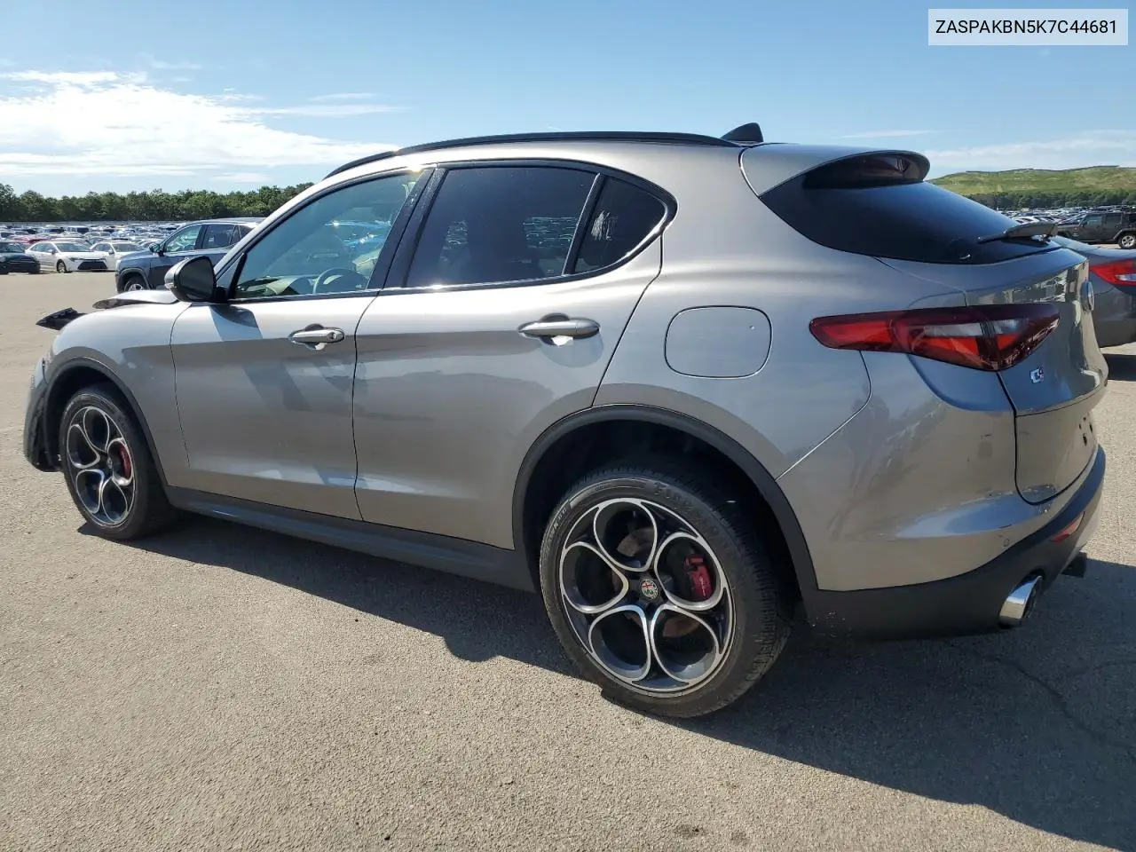 2019 Alfa Romeo Stelvio Ti VIN: ZASPAKBN5K7C44681 Lot: 62715205