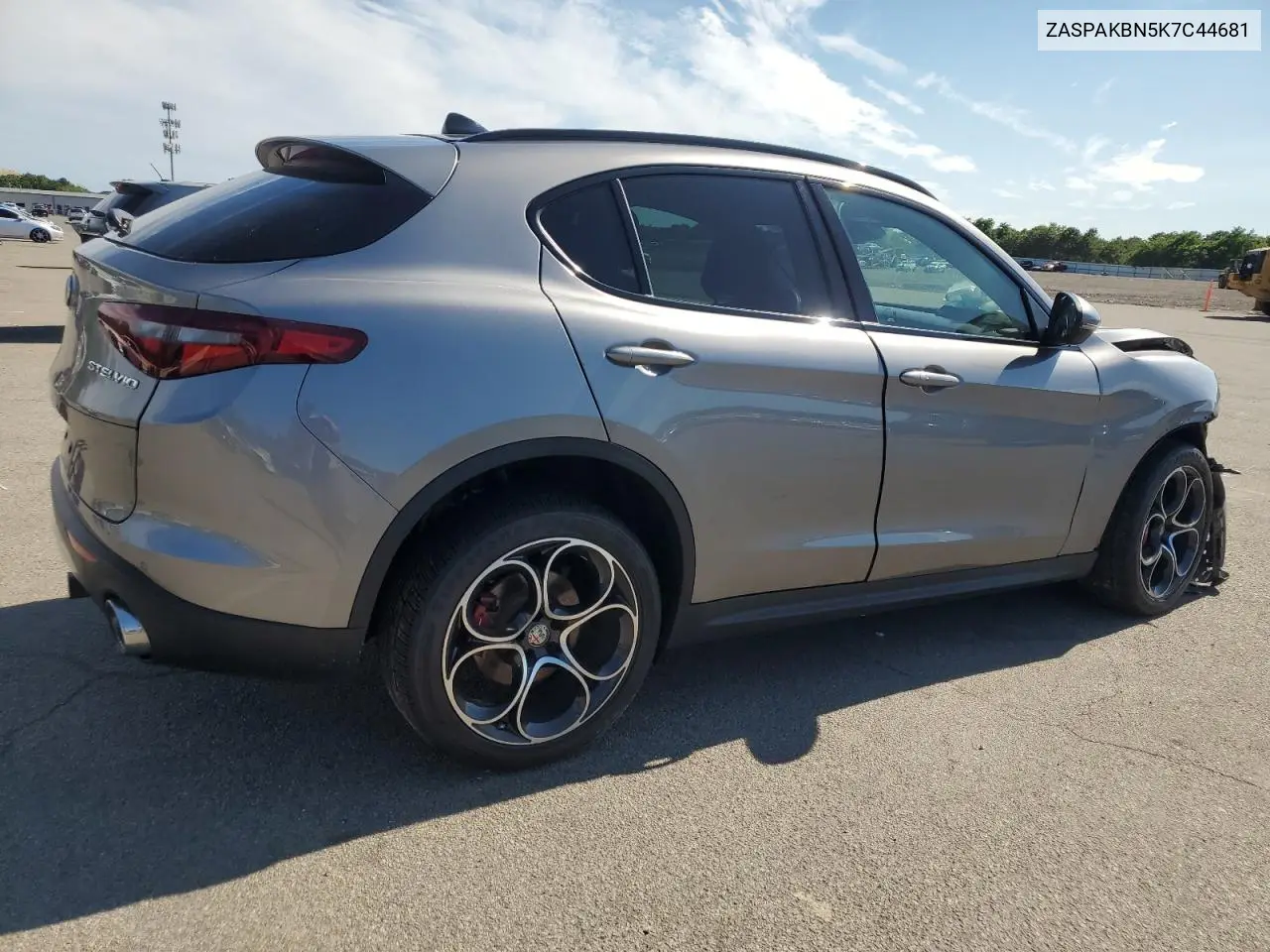 2019 Alfa Romeo Stelvio Ti VIN: ZASPAKBN5K7C44681 Lot: 62715205