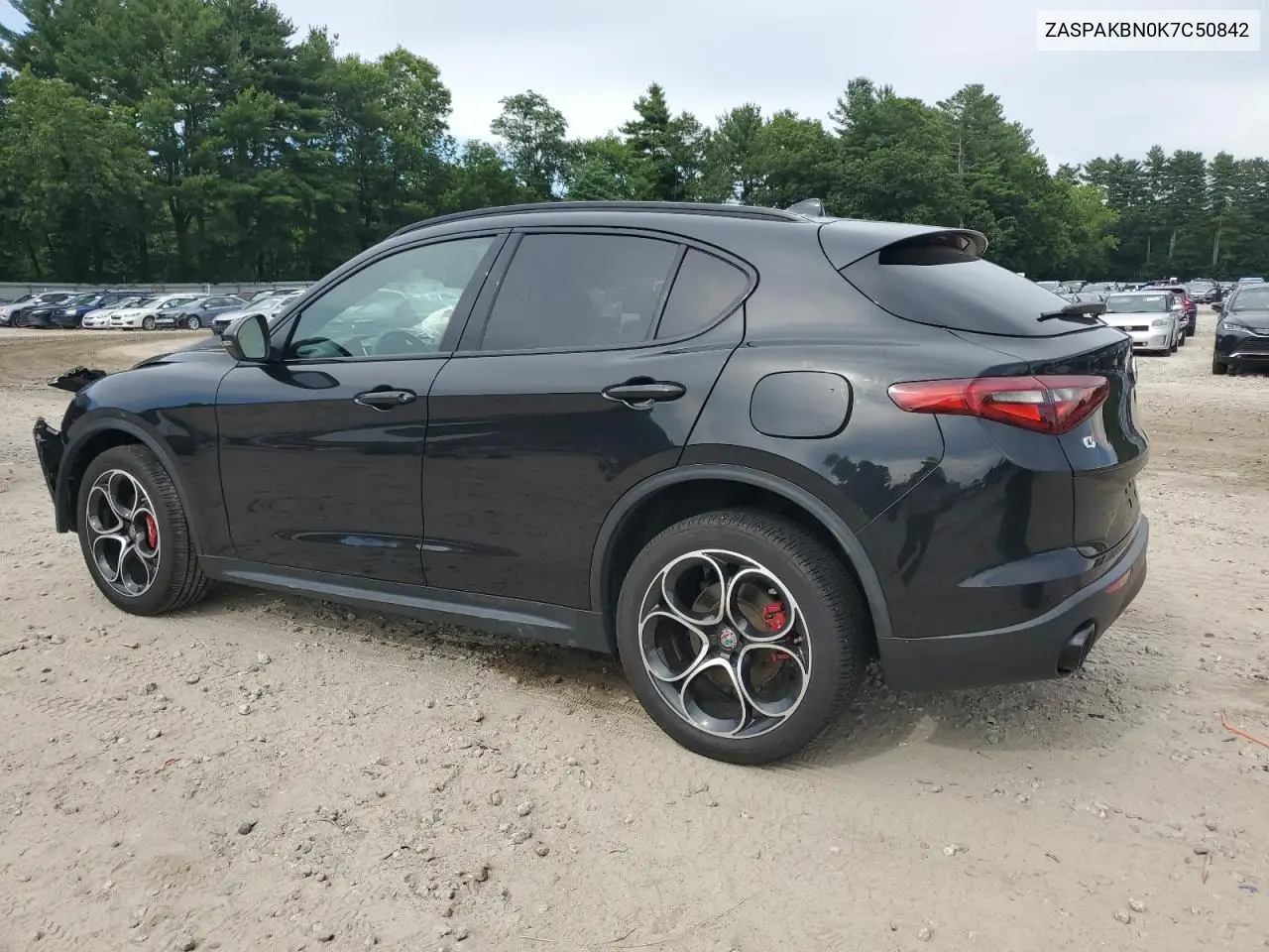 2019 Alfa Romeo Stelvio Ti VIN: ZASPAKBN0K7C50842 Lot: 63946875