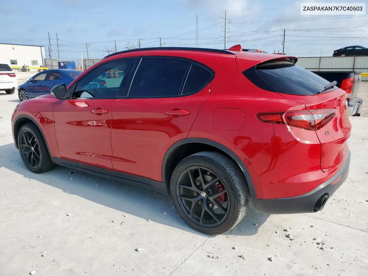 2019 Alfa Romeo Stelvio VIN: ZASPAKAN7K7C40603 Lot: 64660285