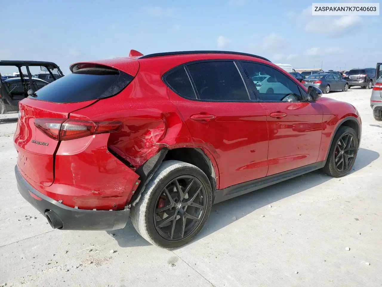 2019 Alfa Romeo Stelvio VIN: ZASPAKAN7K7C40603 Lot: 64660285