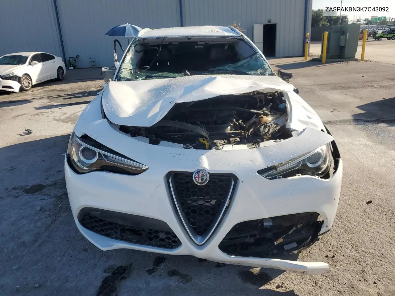 2019 Alfa Romeo Stelvio Ti VIN: ZASPAKBN3K7C43092 Lot: 64940355