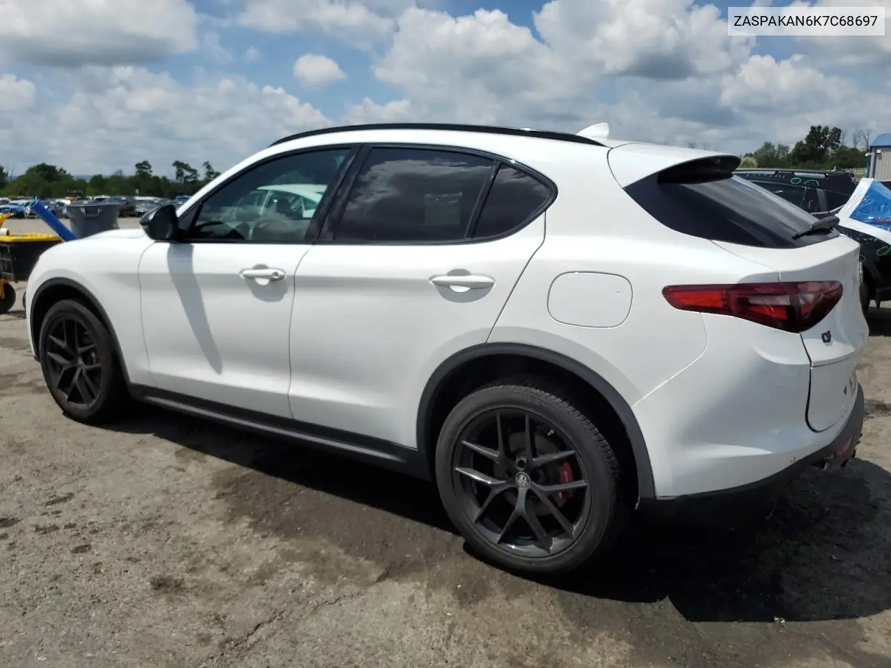 2019 Alfa Romeo Stelvio VIN: ZASPAKAN6K7C68697 Lot: 64986125