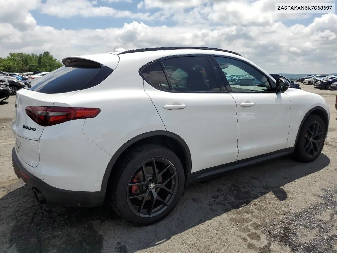 2019 Alfa Romeo Stelvio VIN: ZASPAKAN6K7C68697 Lot: 64986125