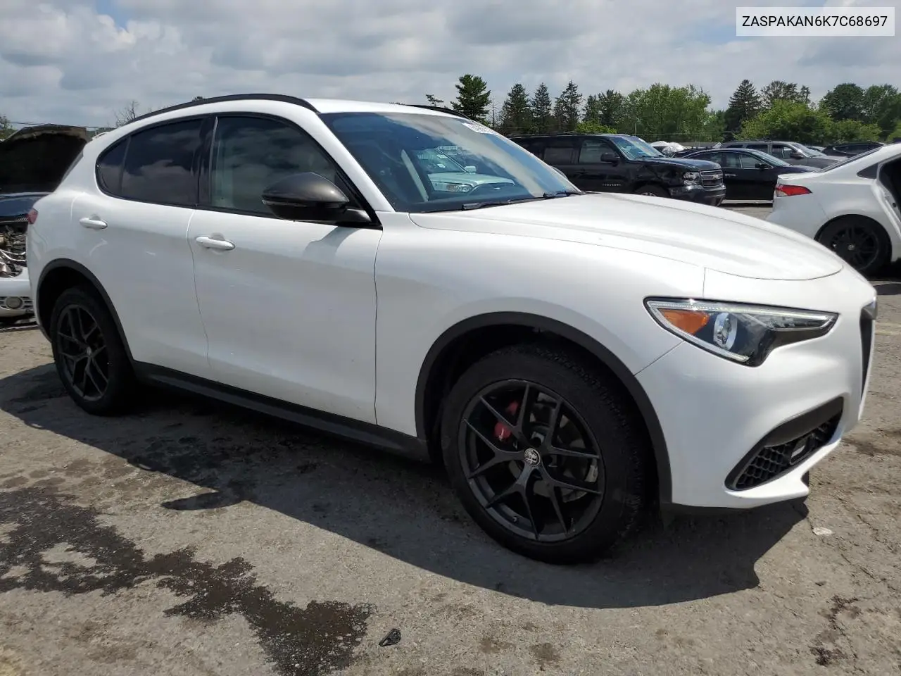 2019 Alfa Romeo Stelvio VIN: ZASPAKAN6K7C68697 Lot: 64986125