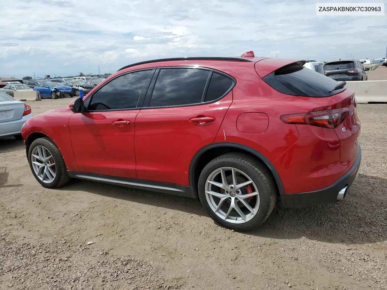 2019 Alfa Romeo Stelvio Ti VIN: ZASPAKBN0K7C30963 Lot: 66134205