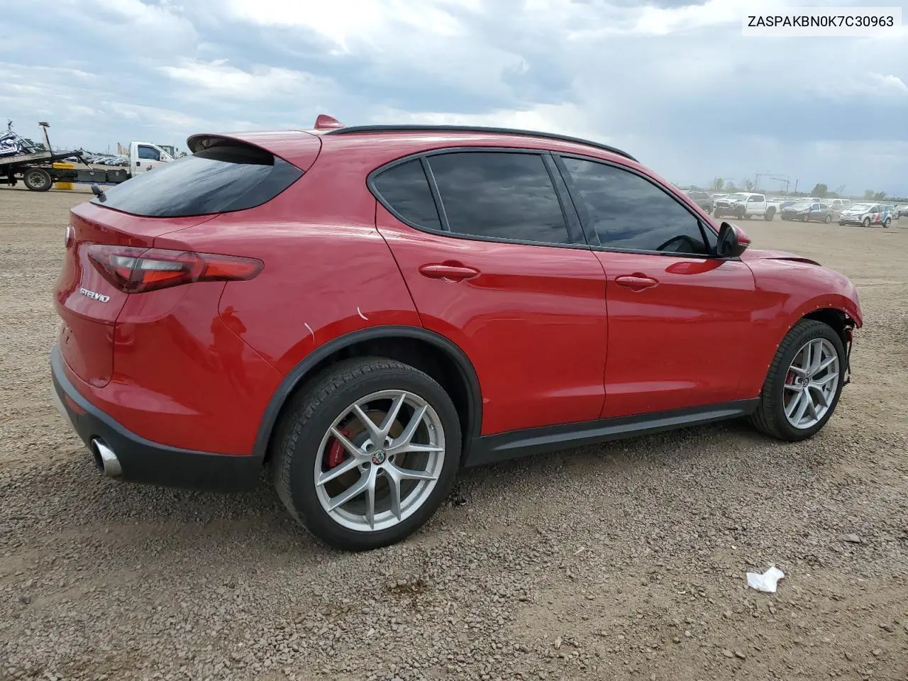 2019 Alfa Romeo Stelvio Ti VIN: ZASPAKBN0K7C30963 Lot: 66134205