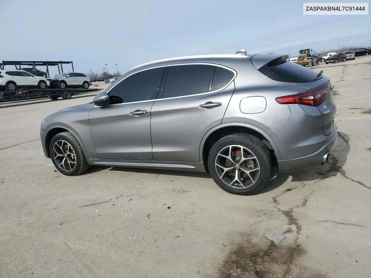 2020 Alfa Romeo Stelvio Ti VIN: ZASPAKBN4L7C91444 Lot: 43635865