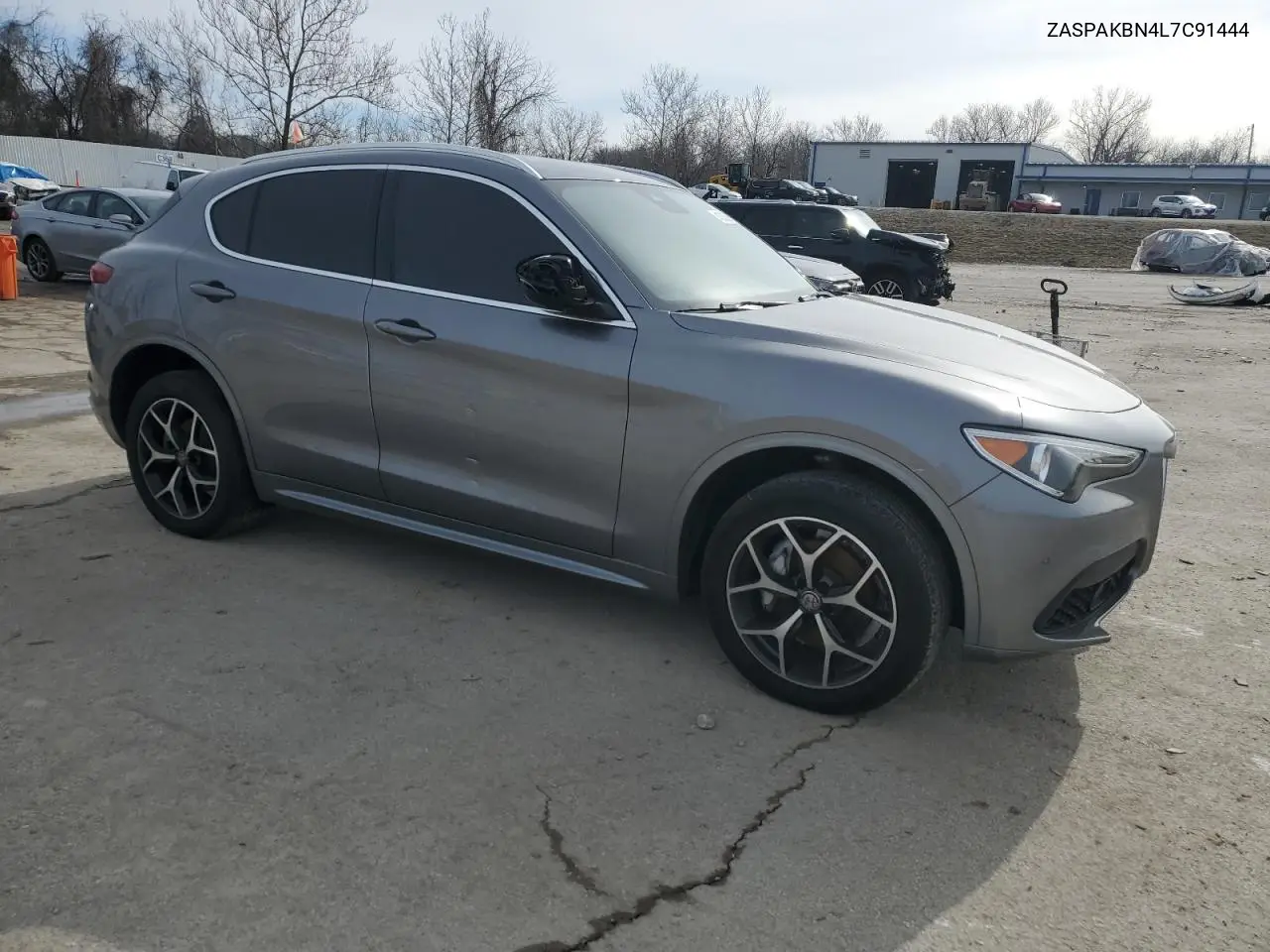 2020 Alfa Romeo Stelvio Ti VIN: ZASPAKBN4L7C91444 Lot: 43635865
