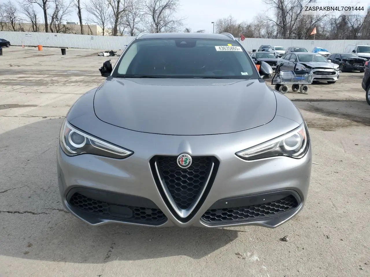 2020 Alfa Romeo Stelvio Ti VIN: ZASPAKBN4L7C91444 Lot: 43635865
