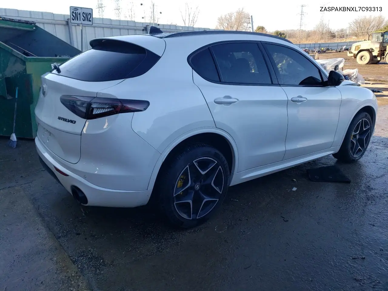 2020 Alfa Romeo Stelvio Ti VIN: ZASPAKBNXL7C93313 Lot: 46082005