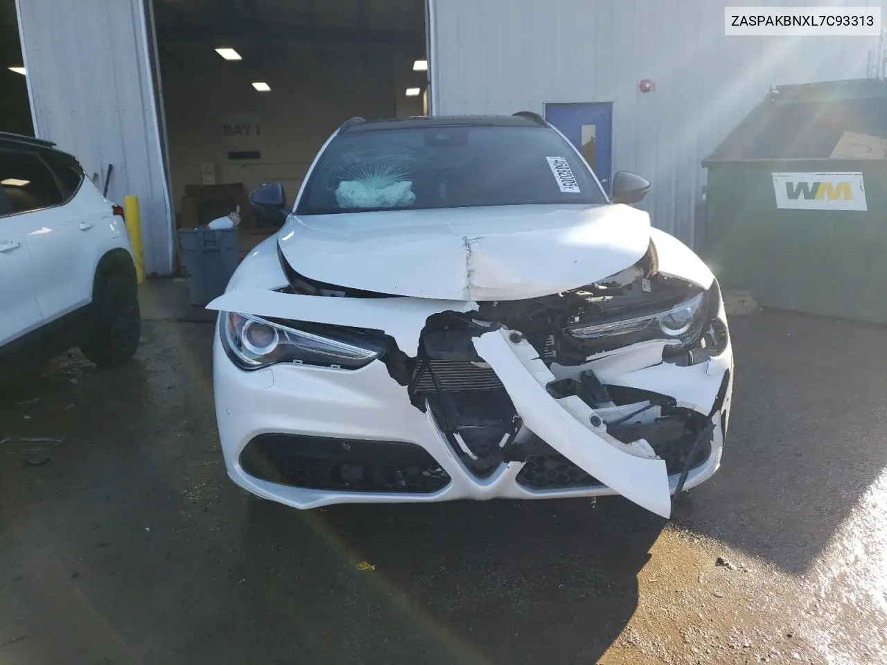2020 Alfa Romeo Stelvio Ti VIN: ZASPAKBNXL7C93313 Lot: 46082005