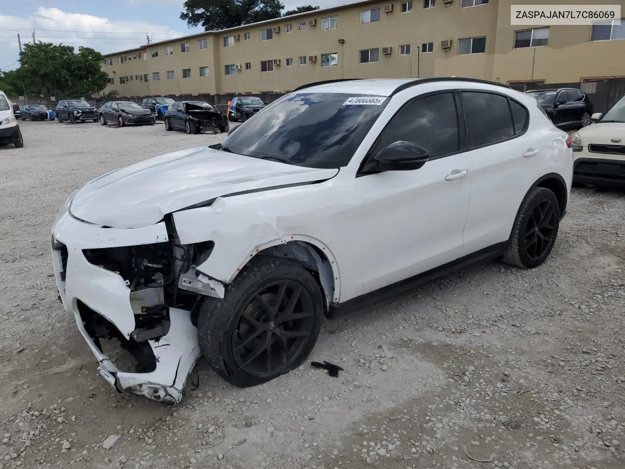 2020 Alfa Romeo Stelvio VIN: ZASPAJAN7L7C86069 Lot: 47800385