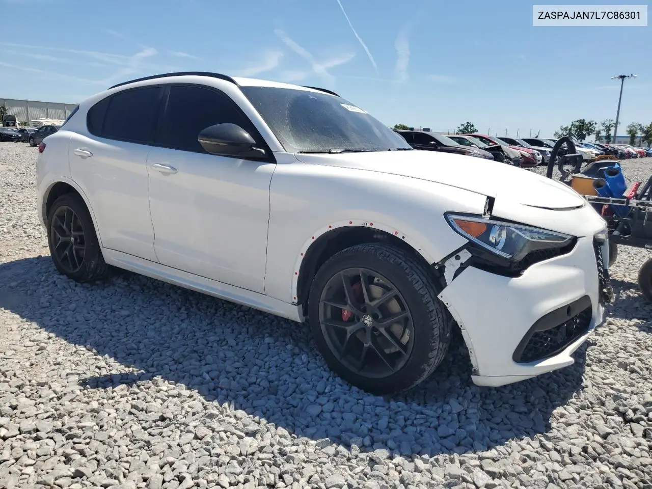 2020 Alfa Romeo Stelvio VIN: ZASPAJAN7L7C86301 Lot: 48929935