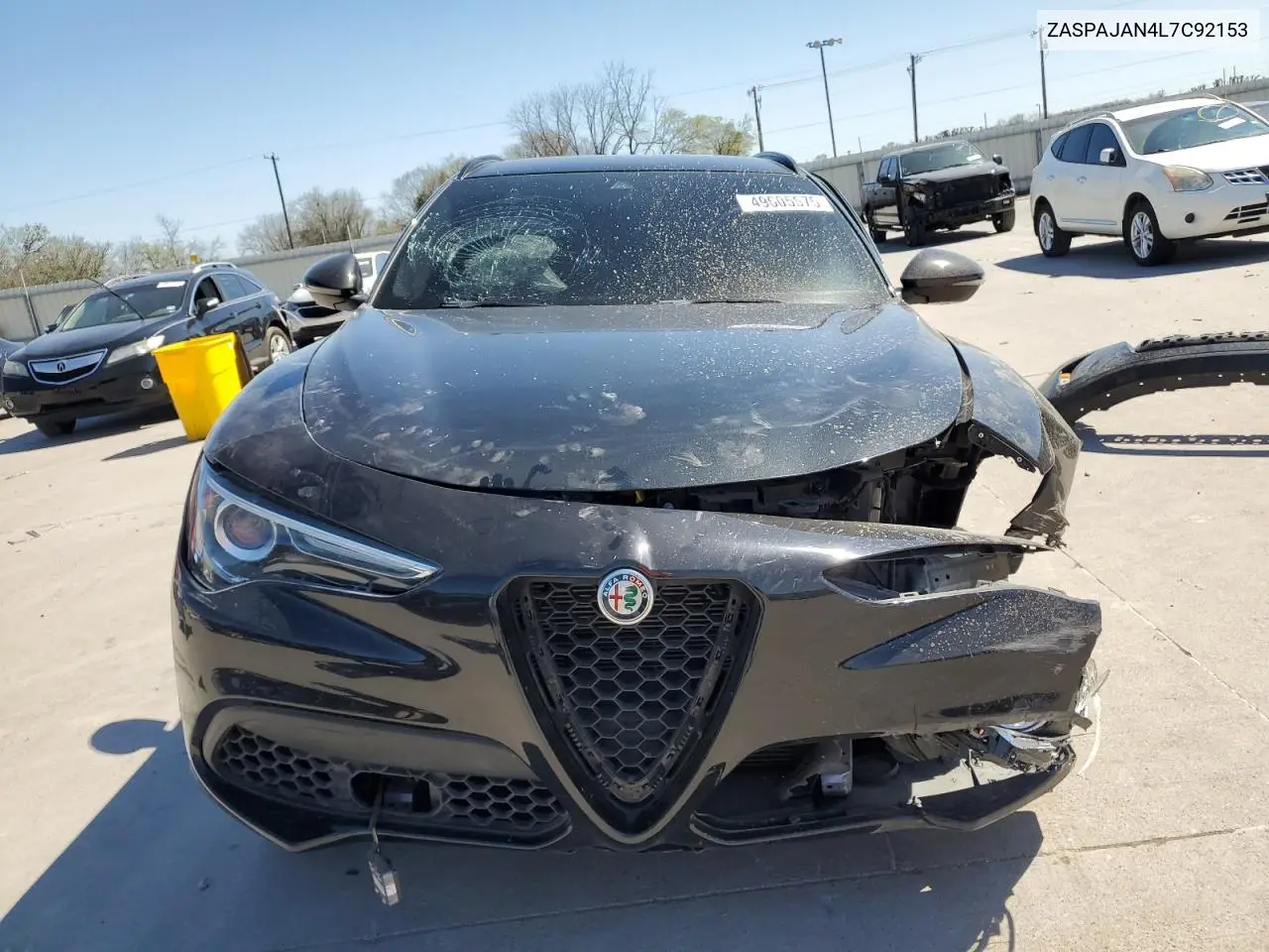 2020 Alfa Romeo Stelvio VIN: ZASPAJAN4L7C92153 Lot: 49605575