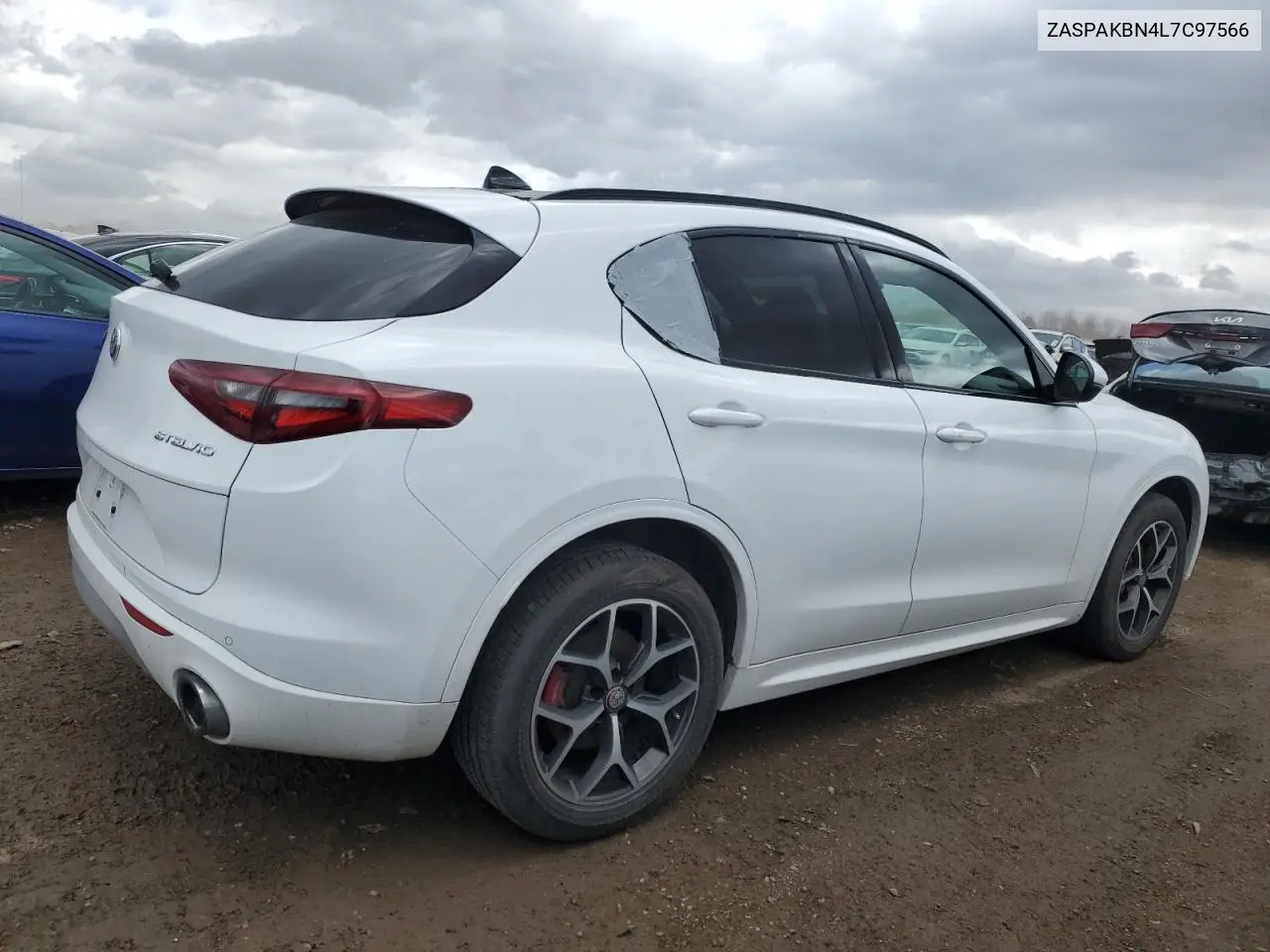 2020 Alfa Romeo Stelvio Ti VIN: ZASPAKBN4L7C97566 Lot: 51864925
