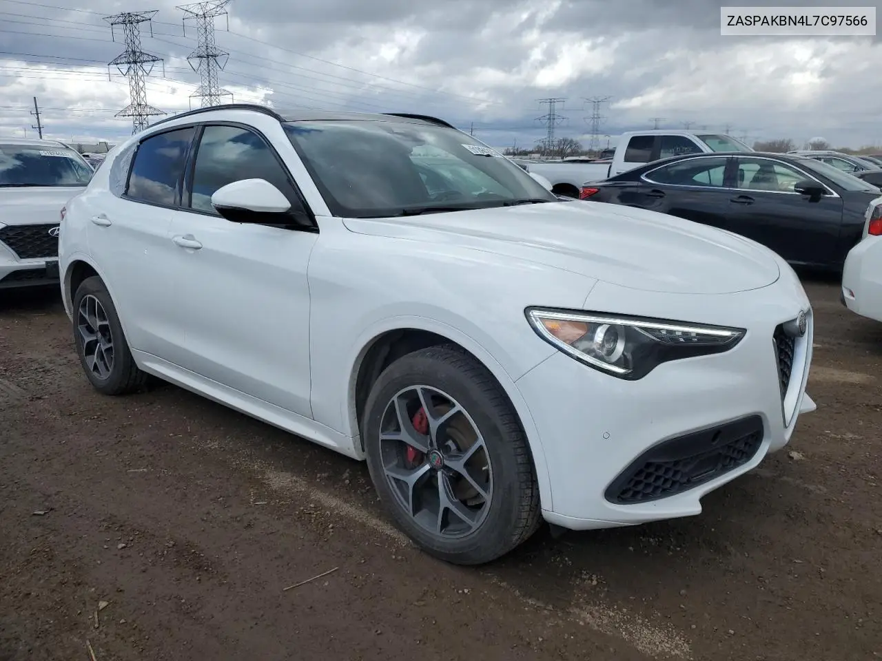 2020 Alfa Romeo Stelvio Ti VIN: ZASPAKBN4L7C97566 Lot: 51864925