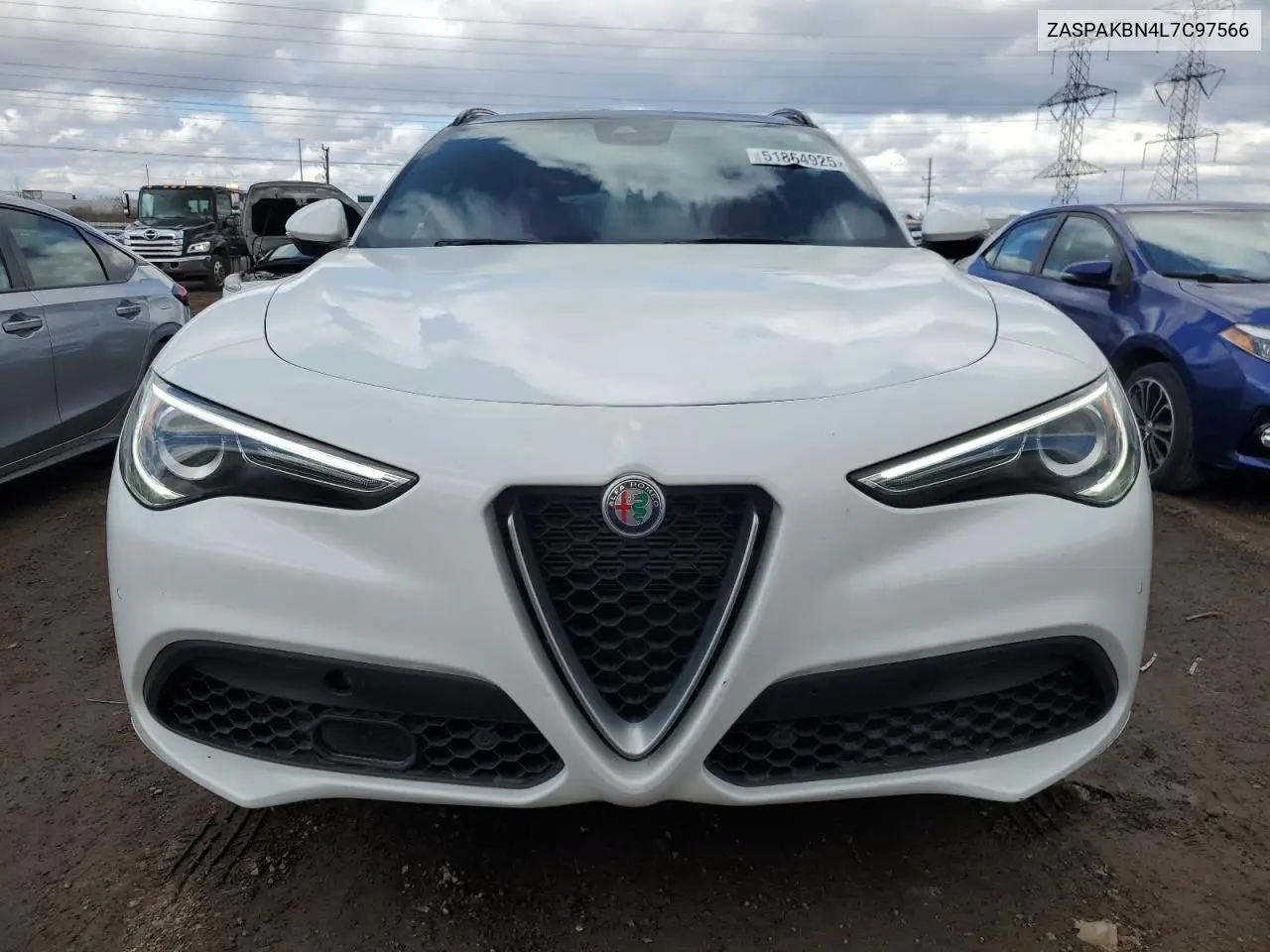2020 Alfa Romeo Stelvio Ti VIN: ZASPAKBN4L7C97566 Lot: 51864925