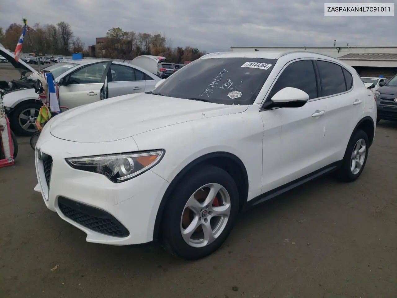 2020 Alfa Romeo Stelvio VIN: ZASPAKAN4L7C91011 Lot: 53800315