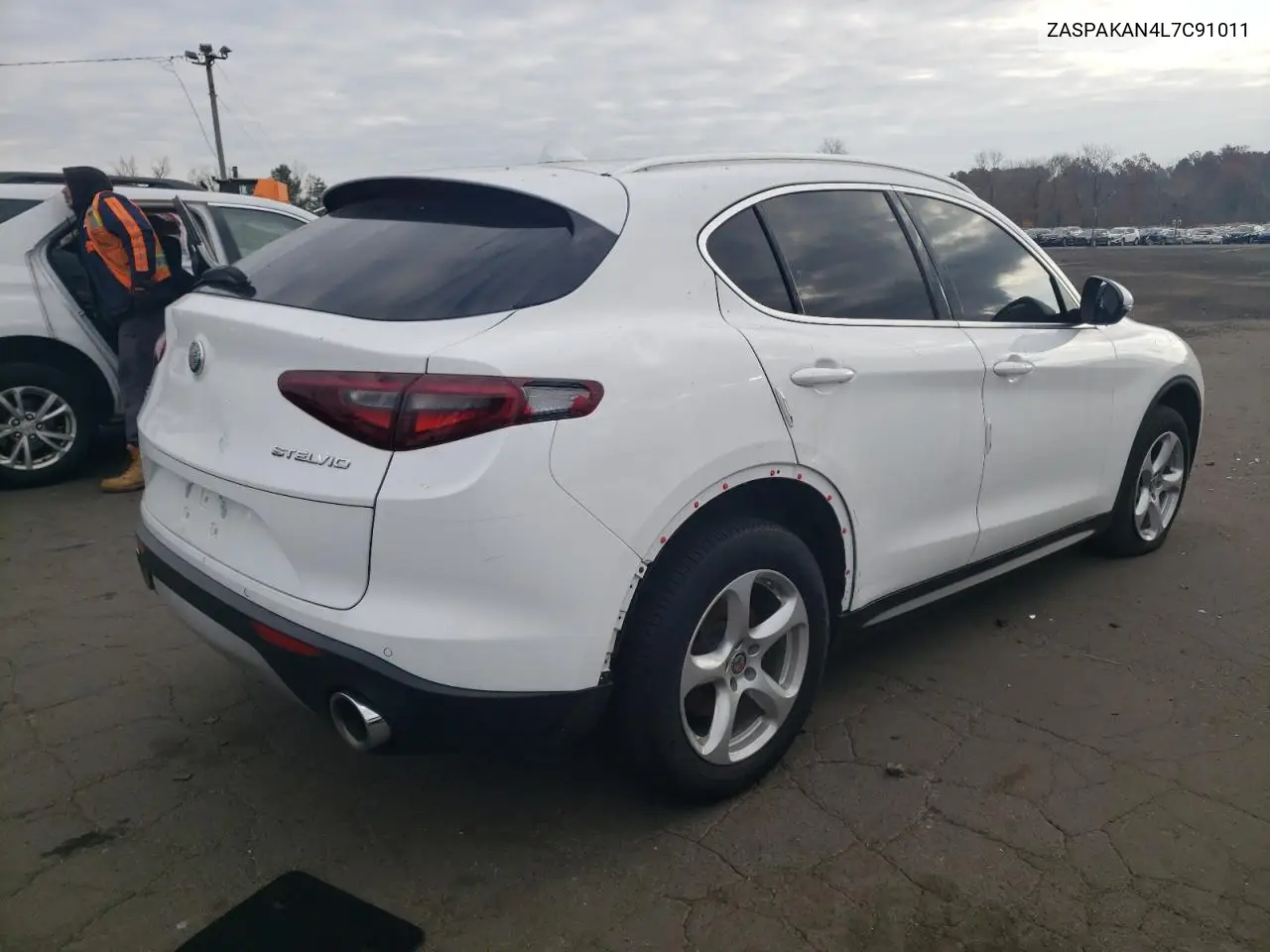 2020 Alfa Romeo Stelvio VIN: ZASPAKAN4L7C91011 Lot: 53800315