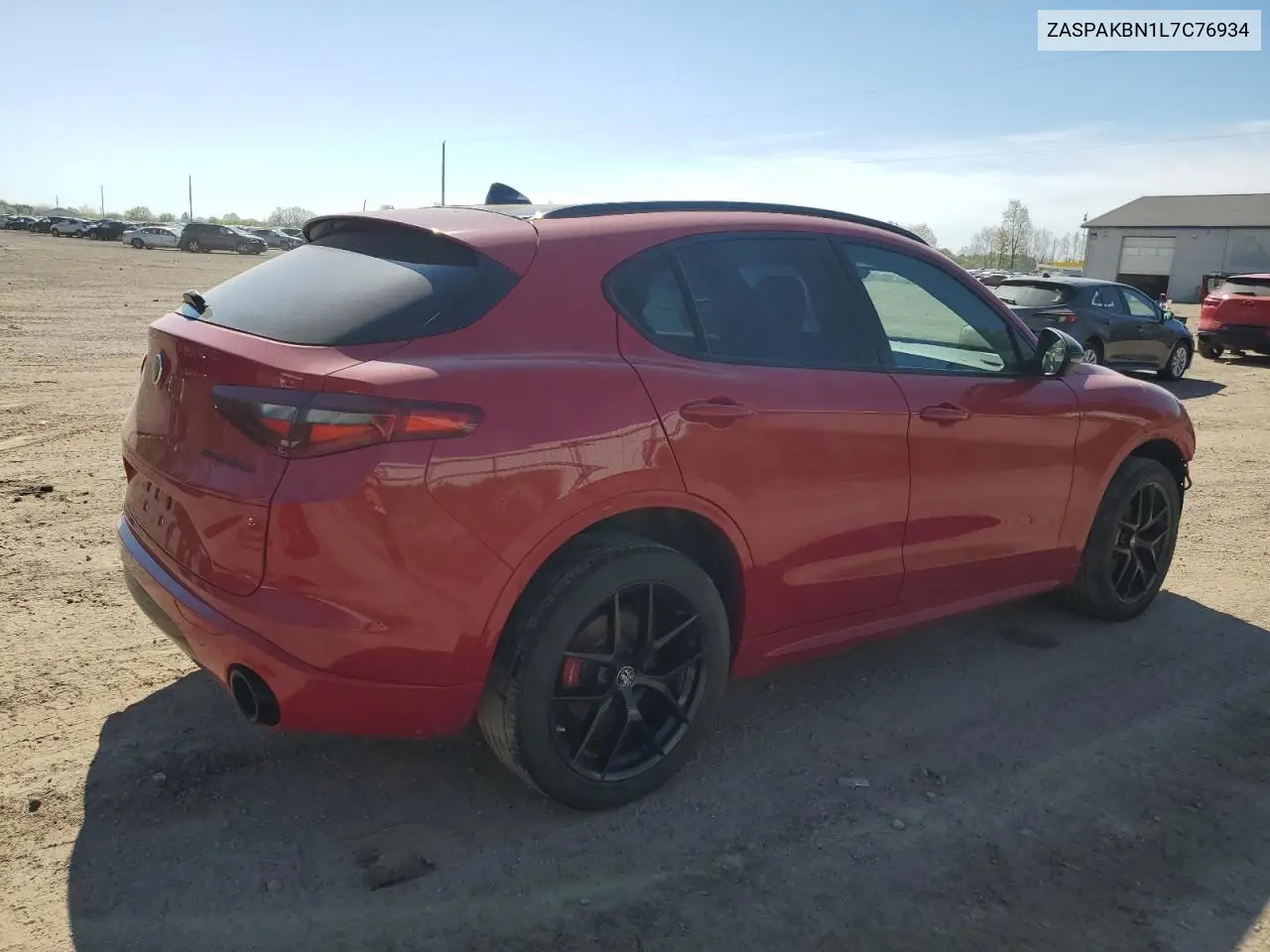 2020 Alfa Romeo Stelvio Ti VIN: ZASPAKBN1L7C76934 Lot: 54128045