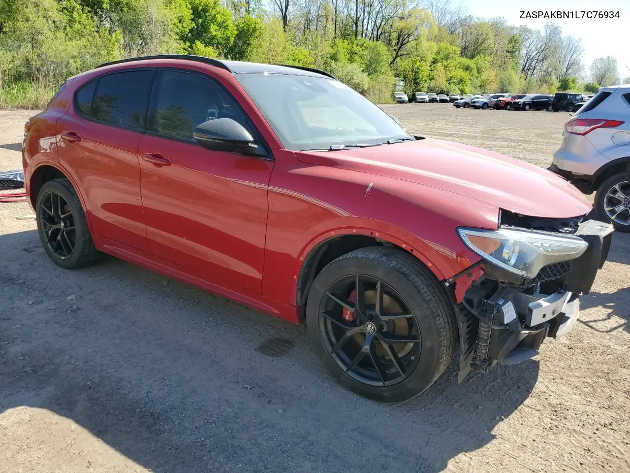 2020 Alfa Romeo Stelvio Ti VIN: ZASPAKBN1L7C76934 Lot: 54128045