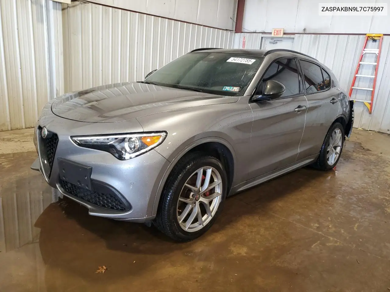2020 Alfa Romeo Stelvio Ti VIN: ZASPAKBN9L7C75997 Lot: 54172785