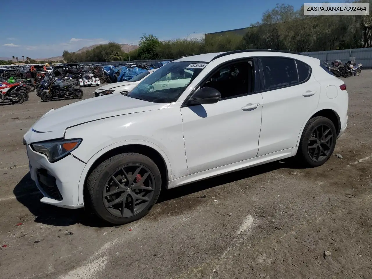 2020 Alfa Romeo Stelvio VIN: ZASPAJANXL7C92464 Lot: 55536695