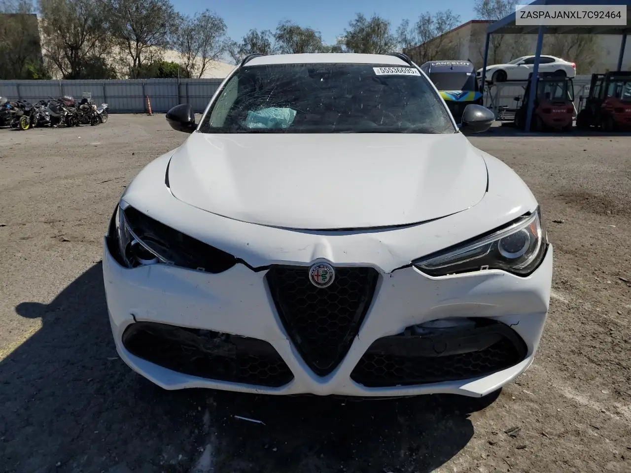2020 Alfa Romeo Stelvio VIN: ZASPAJANXL7C92464 Lot: 55536695
