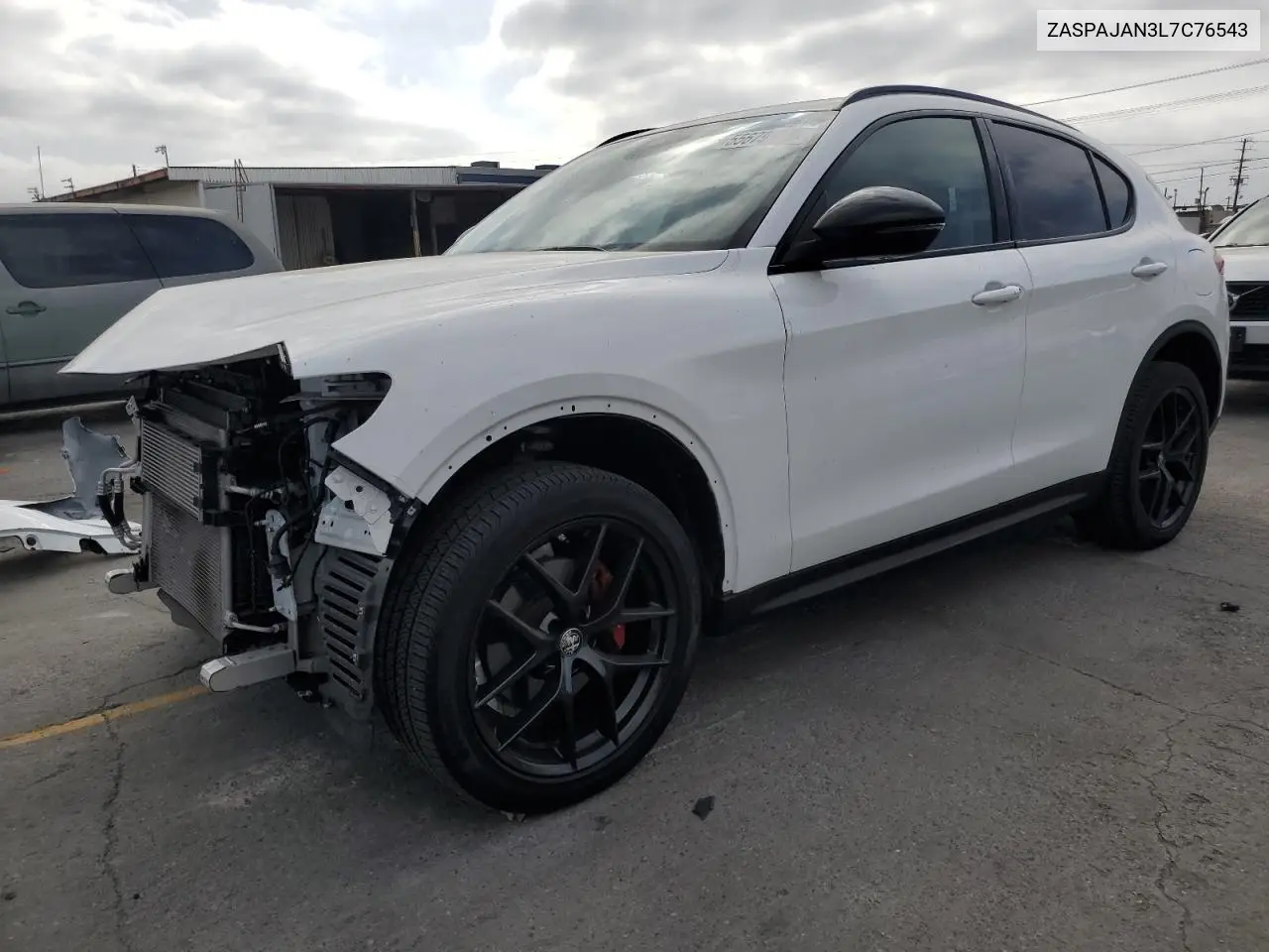 2020 Alfa Romeo Stelvio VIN: ZASPAJAN3L7C76543 Lot: 55679115