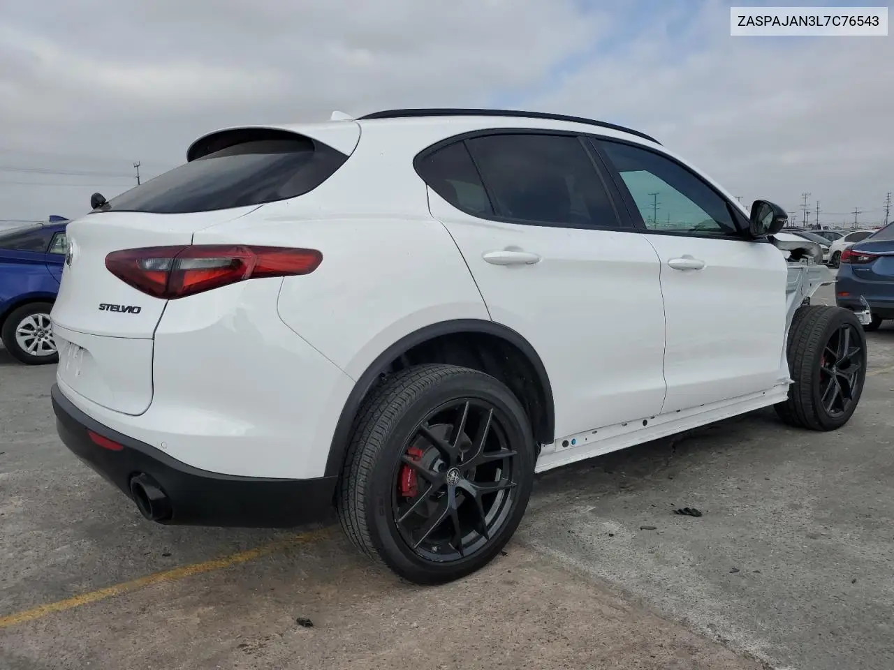 2020 Alfa Romeo Stelvio VIN: ZASPAJAN3L7C76543 Lot: 55679115