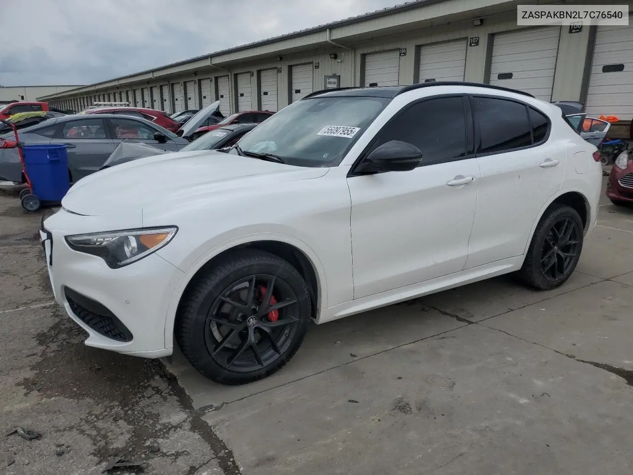 2020 Alfa Romeo Stelvio Ti VIN: ZASPAKBN2L7C76540 Lot: 56097955